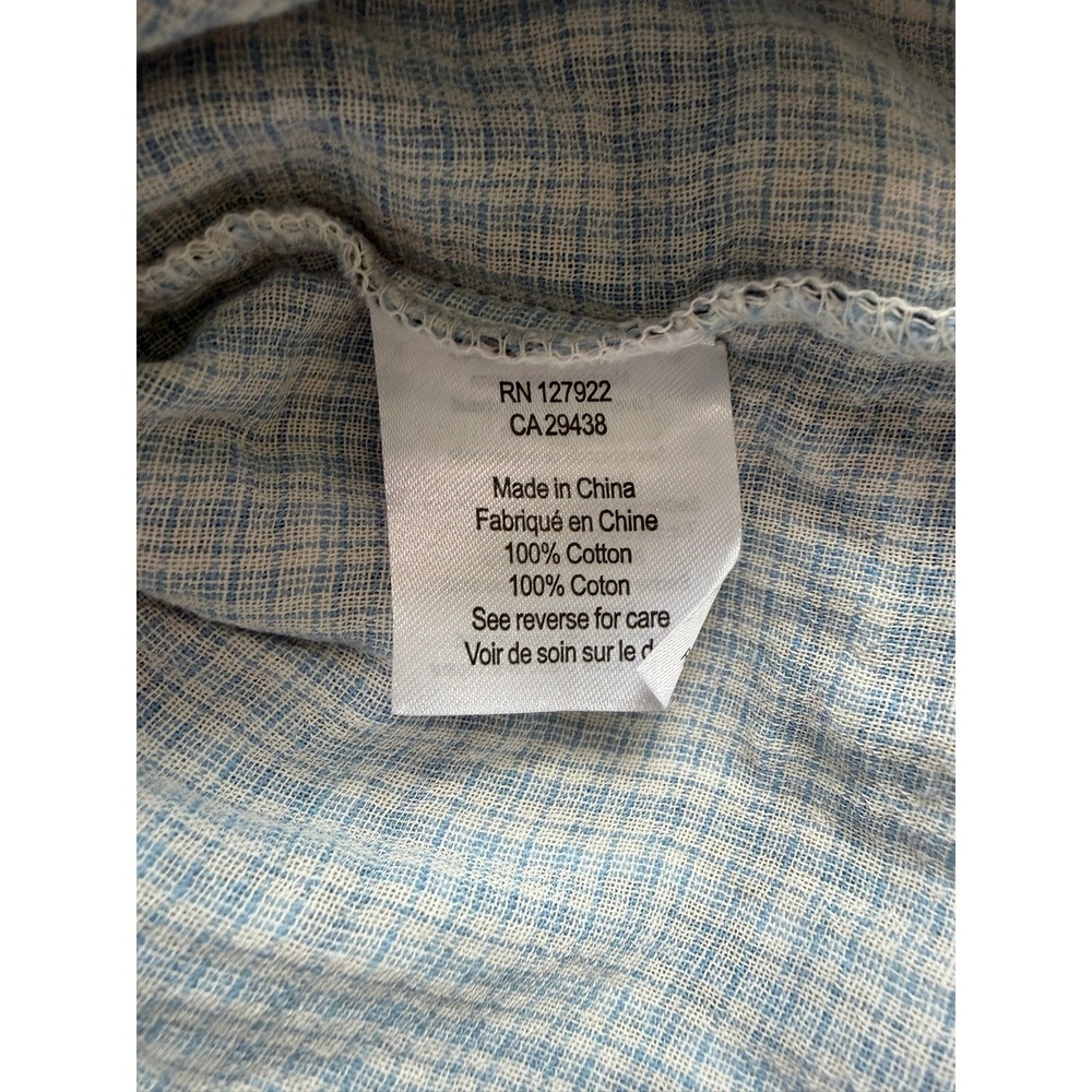 Mountain Khakis Mens Plaid Western Button Down Shirt Blue Brown Relaxed Fit M - Picture 5 of 11